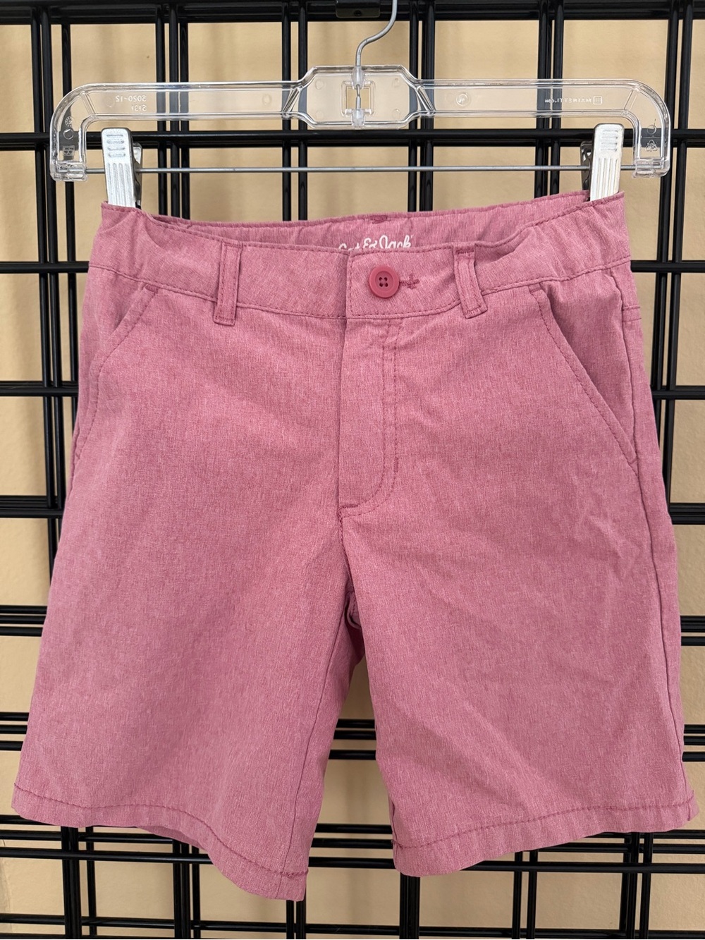 Cat & Jack Dusty Rose Flat-Front Kids Shorts